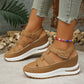 Orthopedic Sandals for Women with Hook-and-Loop Straps, Cutout Toe, and Closed-Toe Design