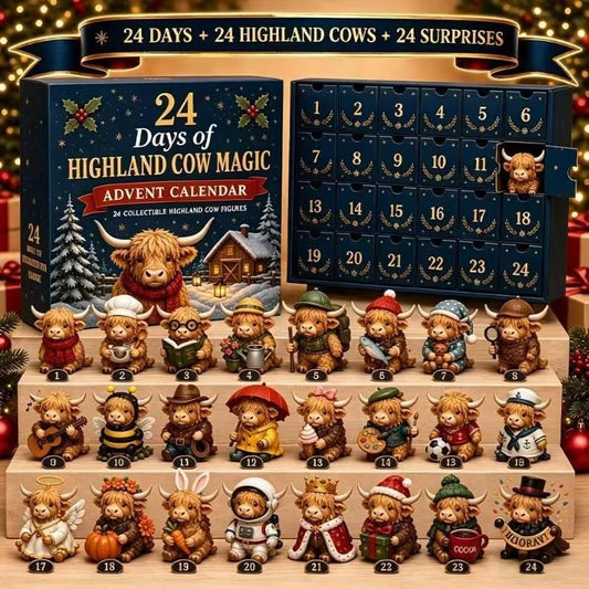 🎁2026 Highland Cow Advent Calendar🐮