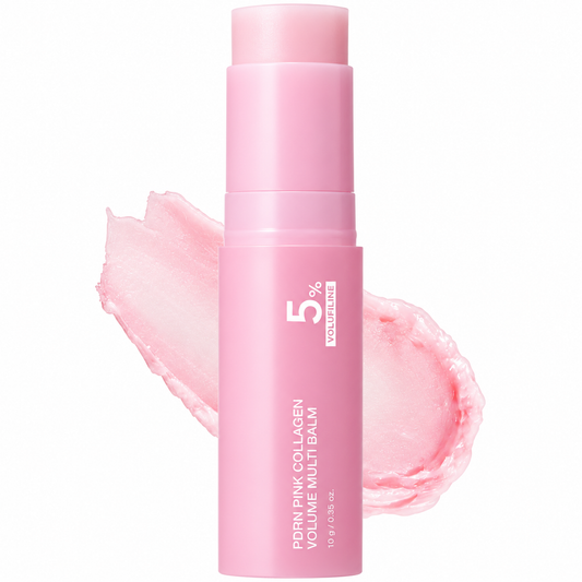 PDRN Pink Collagen Multi Balm Stick – Hydrating & Firming Facial Care for Under Eyes, Neck & Smile Lines