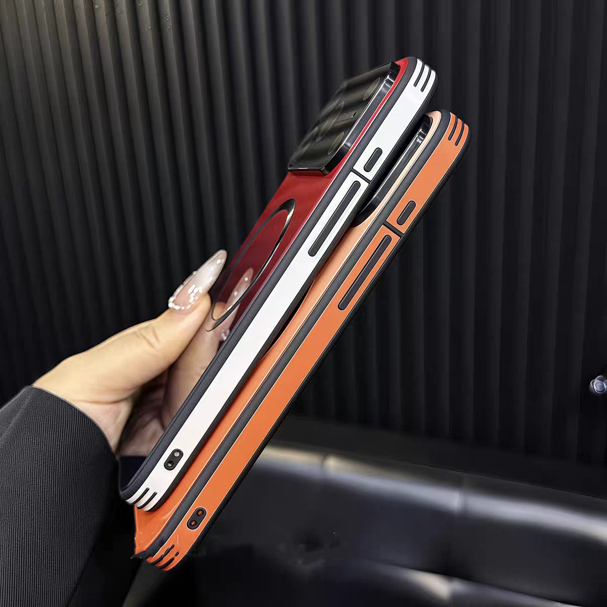 2026 New Aurora Gradient Glass Magnetic iPhone Case