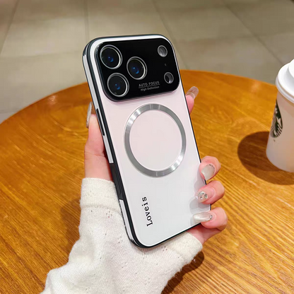 2026 New Aurora Gradient Glass Magnetic iPhone Case