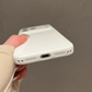 Large-Window Glass Back Panel Fashionable Minimalist Phone Case