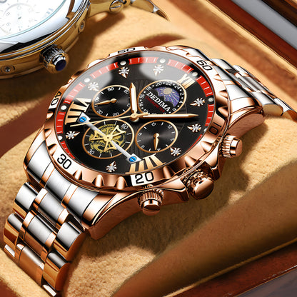Authentic Dedima High-End Sapphire Luminous Business Watch for Men