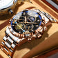 Authentic Dedima High-End Sapphire Luminous Business Watch for Men