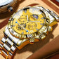Authentic Dedima High-End Sapphire Luminous Business Watch for Men