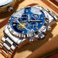 Authentic Dedima High-End Sapphire Luminous Business Watch for Men