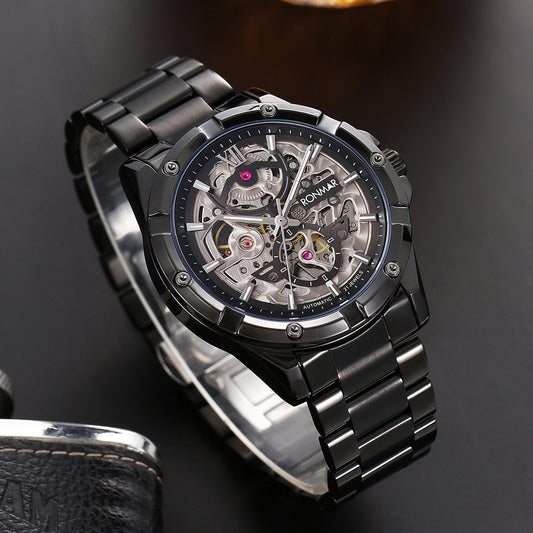 2026 New High-End Skeleton Mechanical Watch