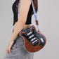 New Fashionable Women's Crossbody Bag in a Unique Guitar Shape