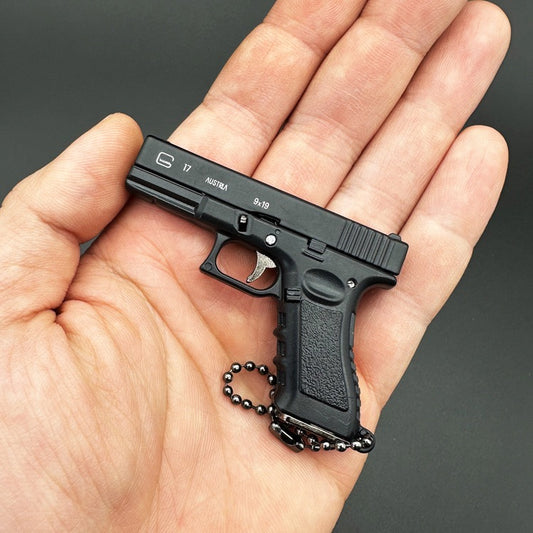 Carry Clip Keychain-Alloy Pistol Model