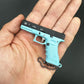 Carry Clip Keychain-Alloy Pistol Model