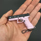 Carry Clip Keychain-Alloy Pistol Model