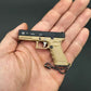 Carry Clip Keychain-Alloy Pistol Model