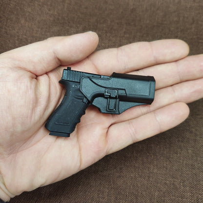 Carry Clip Keychain-Alloy Pistol Model