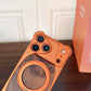 2026 New iPhone Custom Case: Titanium Frame + Walnut Back Panel with Magnetic Charging