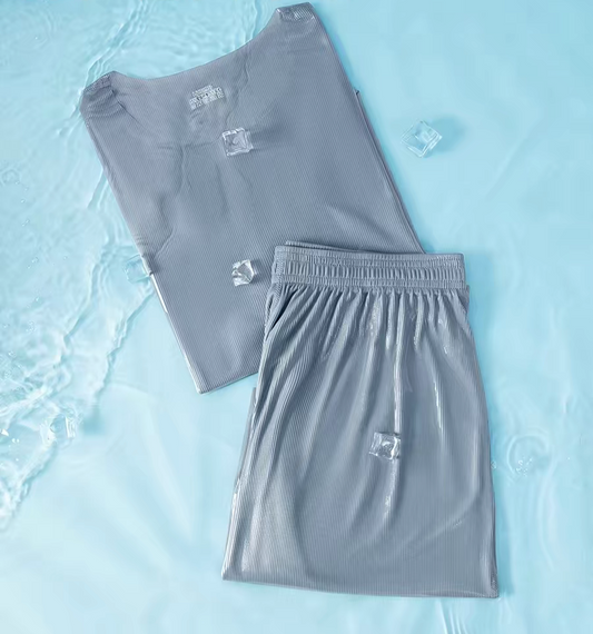 2026 New Arrival: Soft and Comfortable Ice-Silk Pajama Set
