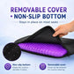 Purple Gel Seat Cushion, Firm Honeycomb Cooling Seat Pad with Non-Slip Cover,Washable Cushion for Office Chair, Car Seat, Home & Summer Sitting Comfort