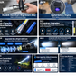12000mAh Ultra-Bright Rechargeable Flashlight – 5 Modes + Type-C Charging