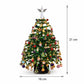 DIY Beaded Christmas Tree Kit, Hand‑Made Mini Crystal Bead Xmas Tree Craft Set, Complete Christmas Decoration Making Supplies with Beads, Angel Tree Topper, Base & Accessories, Tabletop Holiday Ornament, Fun DIY Project, Ideal Christmas Gift for Kids & Fa