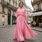 Flowing Cape Sleeve Top & Wrap Pants Set âœ?Effortless Elegance