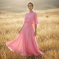 Flowing Cape Sleeve Top & Wrap Pants Set âœ?Effortless Elegance