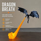 3D Printed Dragon Flame Book Nook with Light Mystical Dragon Bookshelf Decor | Bookend for Book Lovers | Fantasy Desk Decor Gift