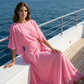 Flowing Cape Sleeve Top & Wrap Pants Set âœ?Effortless Elegance