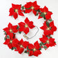 🎄 Christmas Poinsettia String Lights – Add a Warm Holiday Glow
