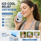 TEC Ice Cooling Portable Fan – Wearable Handheld Desk Fan for Summer Travel & Outdoor Use