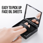 Magnetic Oil-Absorbing Blotting Paper (with powder) – Enhanced oil control for a fresh, matte finish