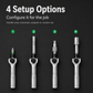Multifunctional Precision Universal Ratchet Wrench