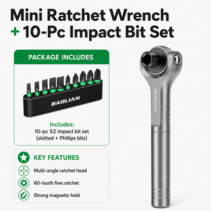 Multifunctional Precision Universal Ratchet Wrench