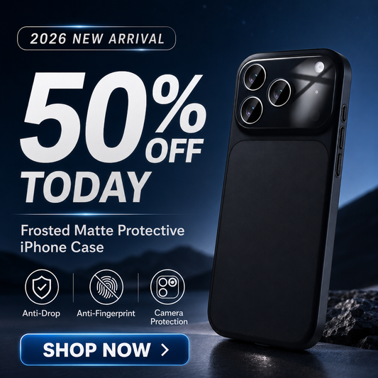 🌸 Spring Sale 50% OFF🔥Full-Coverage Frosted Anti-Drop iPhone Case