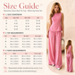 2026 Summer New Sleeveless Open-Back Tie Top + Draped Wide-Leg Pants Two-Piece Set