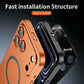 Minimalist Aluminum Frame Magnetic Shockproof iPhone Case