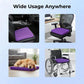 Purple Gel Seat Cushion, Firm Honeycomb Cooling Seat Pad with Non-Slip Cover,Washable Cushion for Office Chair, Car Seat, Home & Summer Sitting Comfort