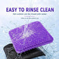 Purple Gel Seat Cushion, Firm Honeycomb Cooling Seat Pad with Non-Slip Cover,Washable Cushion for Office Chair, Car Seat, Home & Summer Sitting Comfort