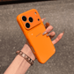 Large-Window Glass Back Panel Fashionable Minimalist Phone Case
