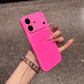 Large-Window Glass Back Panel Fashionable Minimalist Phone Case