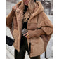 🍂 Early Autumn Special: 50% Off 🔥 Women's Oversized Hooded Patchwork Puffer Coat