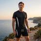 📢📢47% OFF !! ⏰ Men's Waffle Knit T-Shirt & Shorts Set