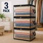 🔥Limited-time offer: 50% off! 📦Large, sturdy, thick, transparent plastic storage bag for clothes, moving, and storage