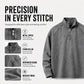 🍂 Men's Quarter-Zip Denim Pullover – Casual Style with Comfortable Everyday Fit
