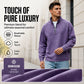 🍂 Men's Quarter-Zip Denim Pullover – Casual Style with Comfortable Everyday Fit