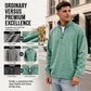 🍂 Men's Quarter-Zip Denim Pullover – Casual Style with Comfortable Everyday Fit