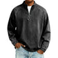 🍂 Men's Quarter-Zip Denim Pullover – Casual Style with Comfortable Everyday Fit